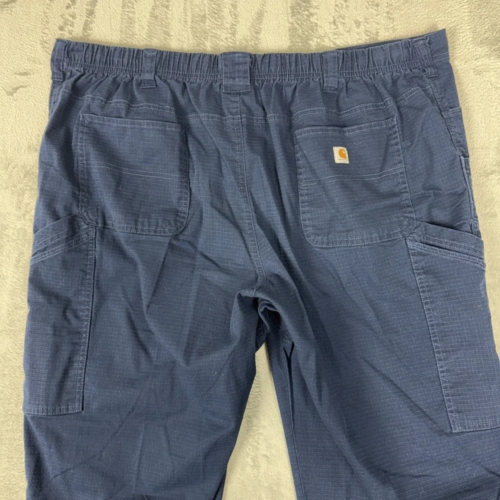 Carhartt Scrubs C54108T Men's XXL TALL Ripstop 8-Pocket Pants Uniform Navy Blue